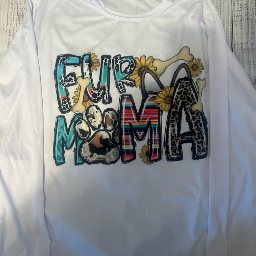 Fur Mama Graphic Long Sleeve Shirt